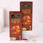 2 Cadbury Temptation Almond Treat Chocolate 72gm Each